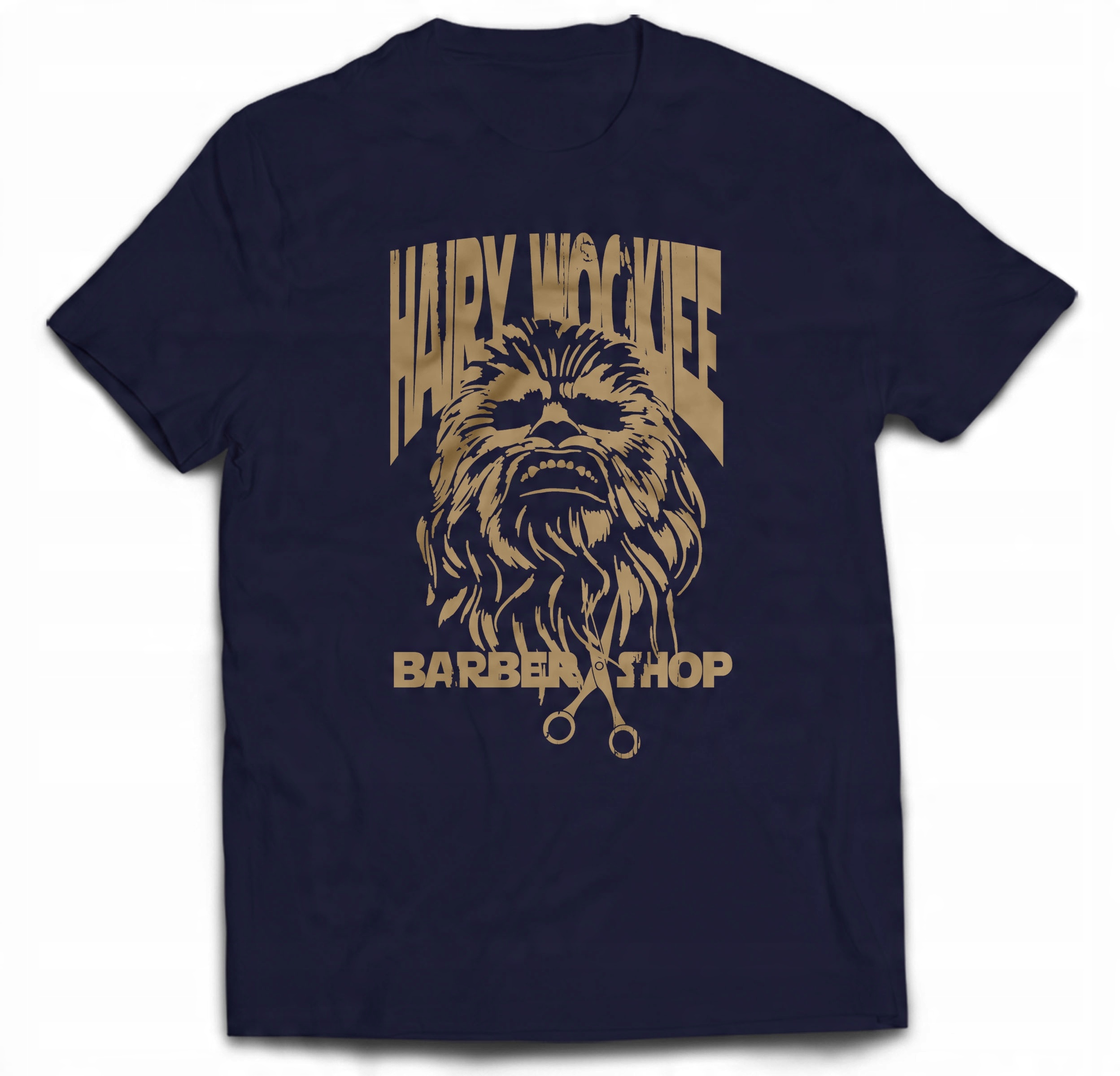

Koszulka Parodia Star Wars Wookie Barber Shop L