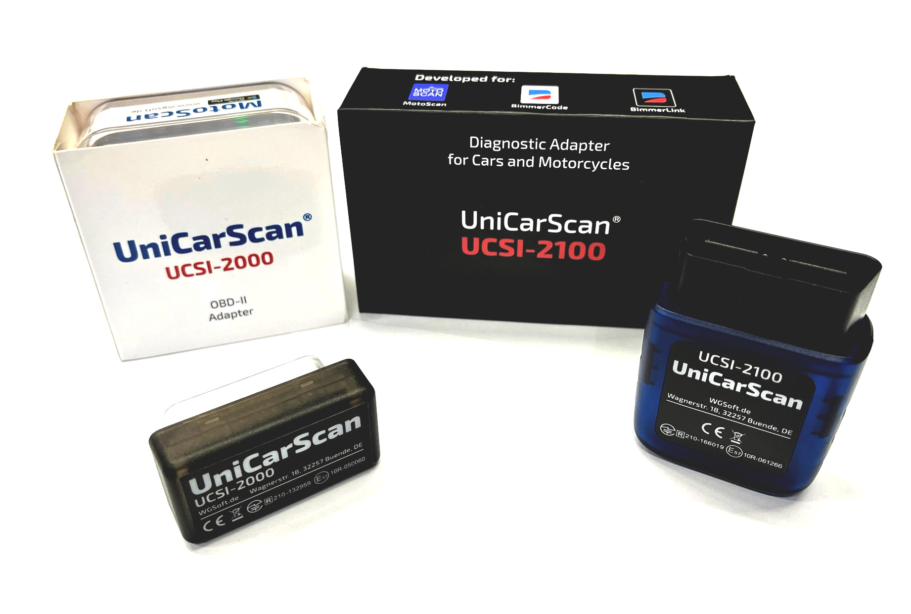 UniCarScan UCSI-2100 interfejs BMW B-TOOL DPF SCAN Marka UniCarScan