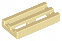 

Lego 2412b grill 1x2 piaskowy 4 szt Nowy