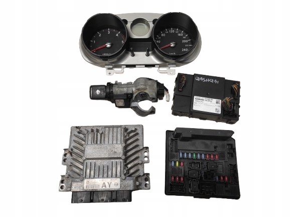 NISSAN QASHQAI J10 06- 1.5 DCI ZESTAW STARTOWY STEROWNIK 23710JD54D