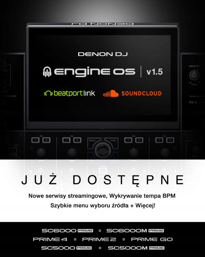 Denon DJ PRIME GO KONTROLER MIKSER DLA DJ Kolor czarny