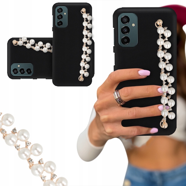 Puzdro Blink Čierne Matné pre Samsung M23 5G Perly