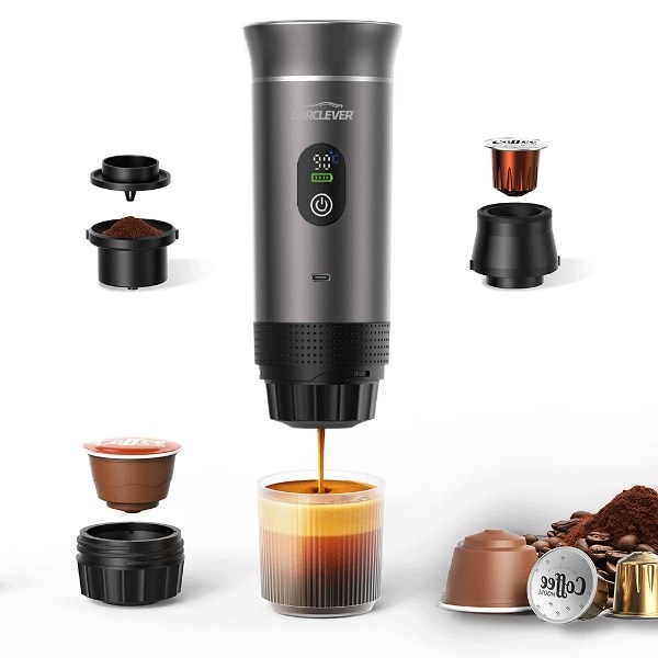 Cestovní kávovar Carclever na espresso 3v1