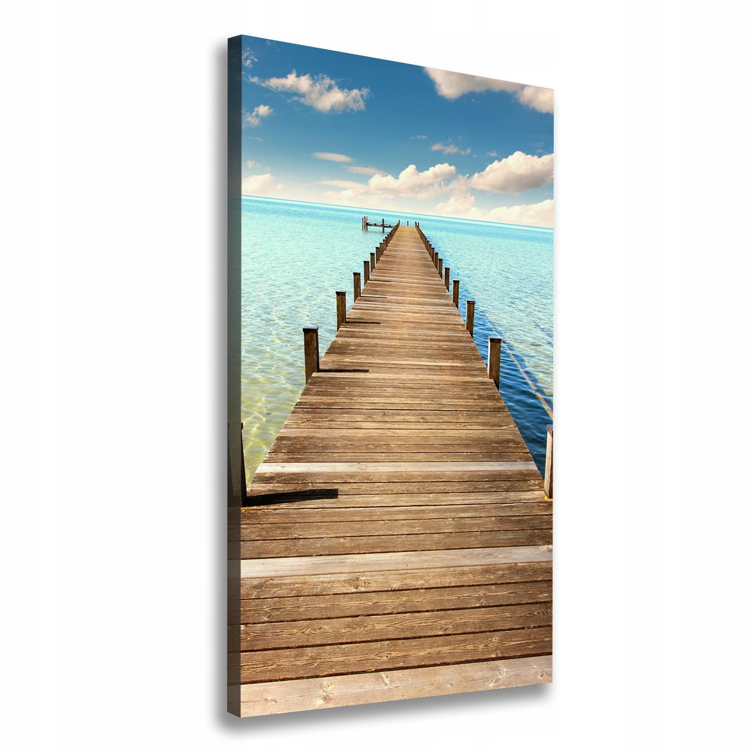 

Foto obraz na płótnie Drewniane molo 50x100 cm