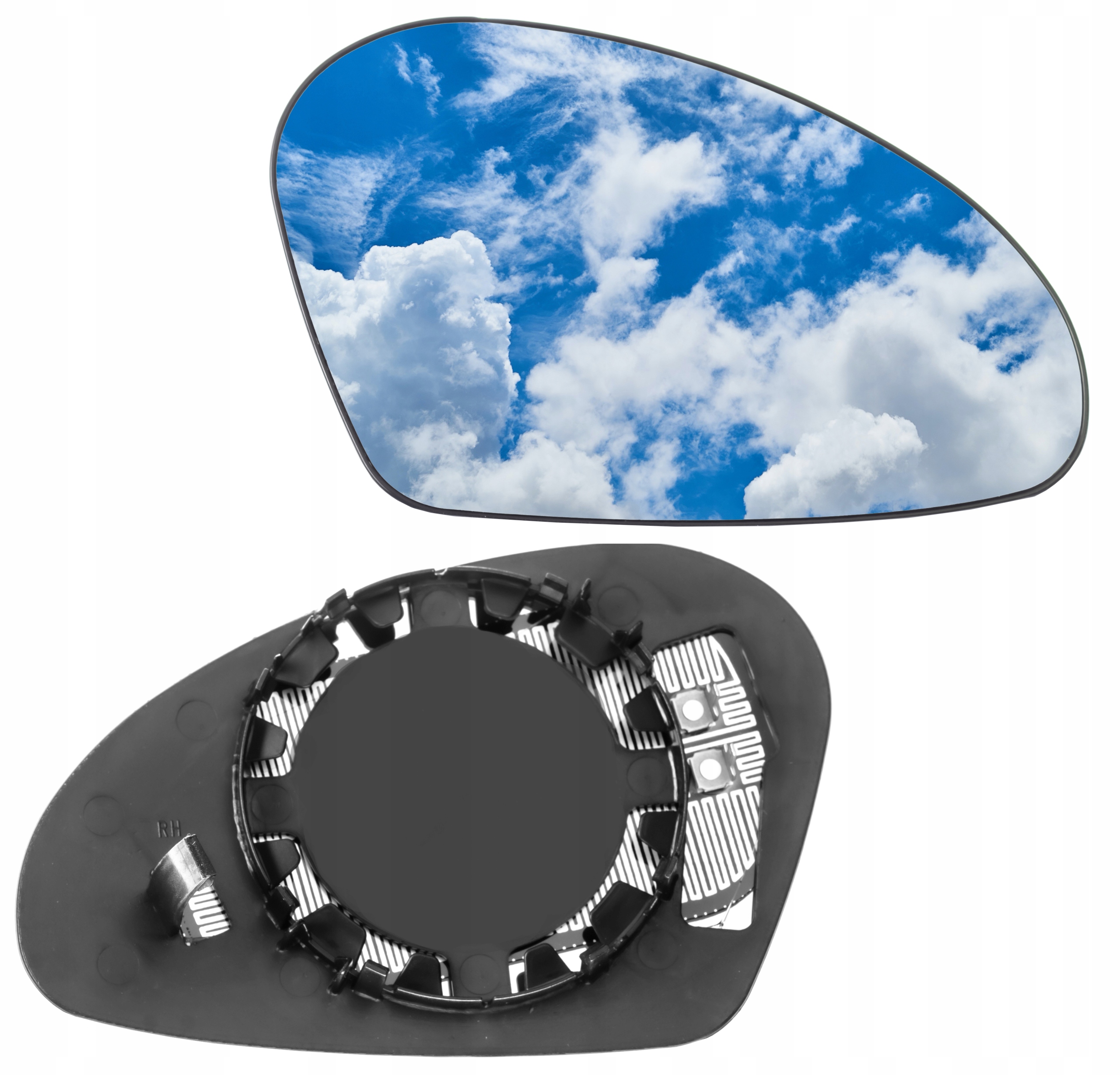 Zdjęcie AWparts WKŁAD LUSTERKA PRAWY ALTEA 2004-2015 GRZANY