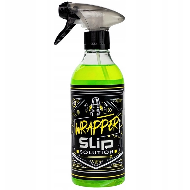 WRAPPER SLIP SOLUTION PŁYN OBNIŻAJĄCY ADHEZJĘ KLEJU UŁATWIA APLIKACJĘ 500ml
