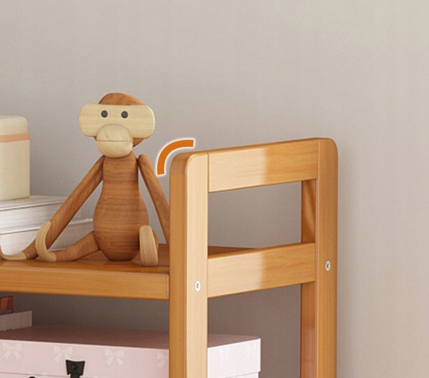 REGAŁ BAMBUSOWY DREWNIANY STOJĄCY PÓŁKA STOJAK SZAFKA 5 PÓŁEK GARDEROBA Marka MuvuHome