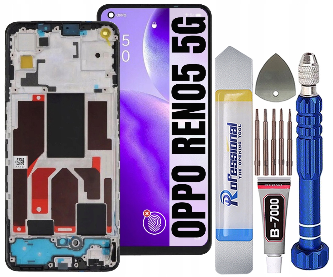 Displej Pro Oppo Reno 5 5G Incell LCD Obrazovka Rámeček