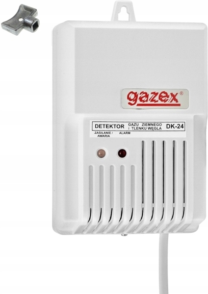 

Gazex detektor tlenek węgla gaz ziemny DK-24 klucz