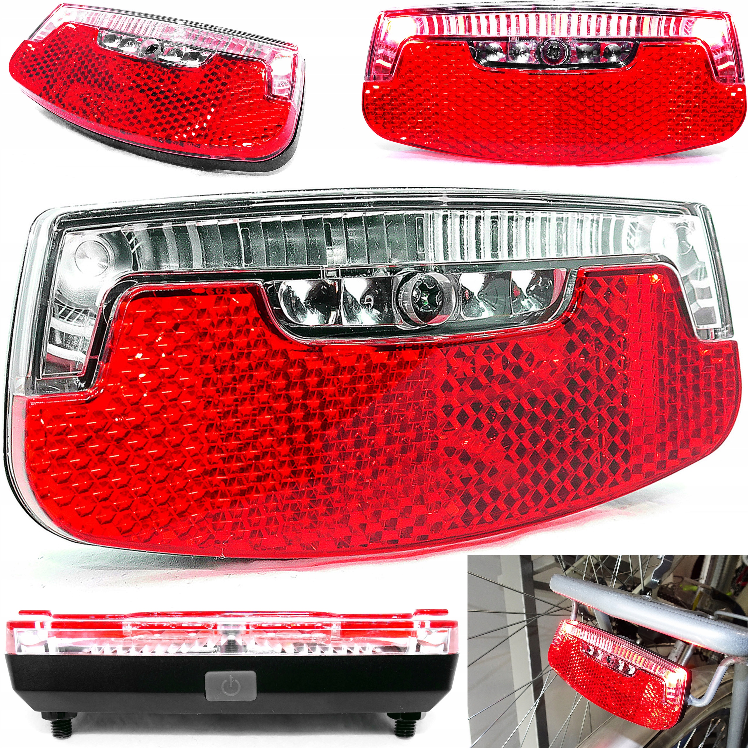 LAMPA NA BAGAŻNIK XC-286 2-FUNKCJE BATERIE MB