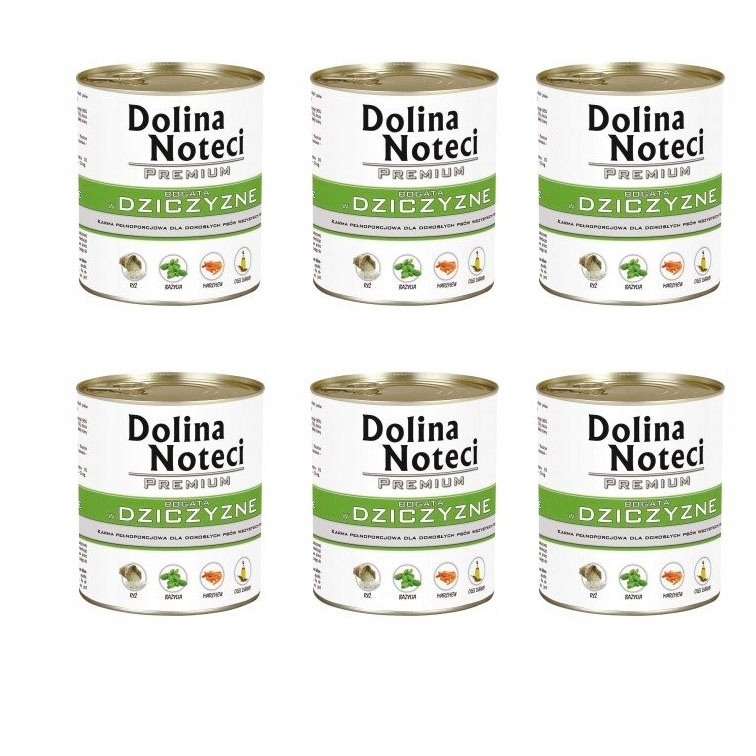 Levně Dolina Noteci Premium Zvěřina 800g krmivo pro psy 6 Ks