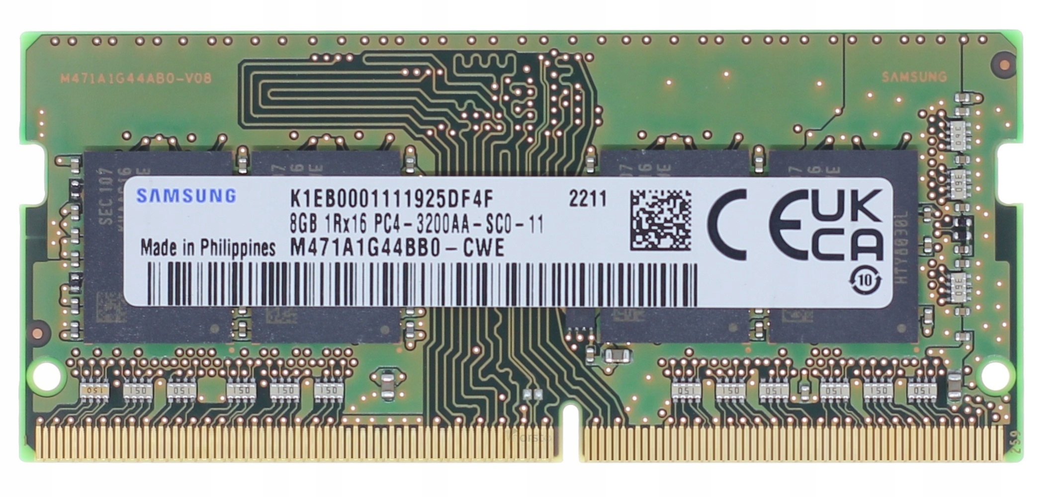 8GB 3200 Samsung PC4-3200AA 1Rx16 SC0-11 M471A1G44BB0-CWE Pamięć Ram DDR4