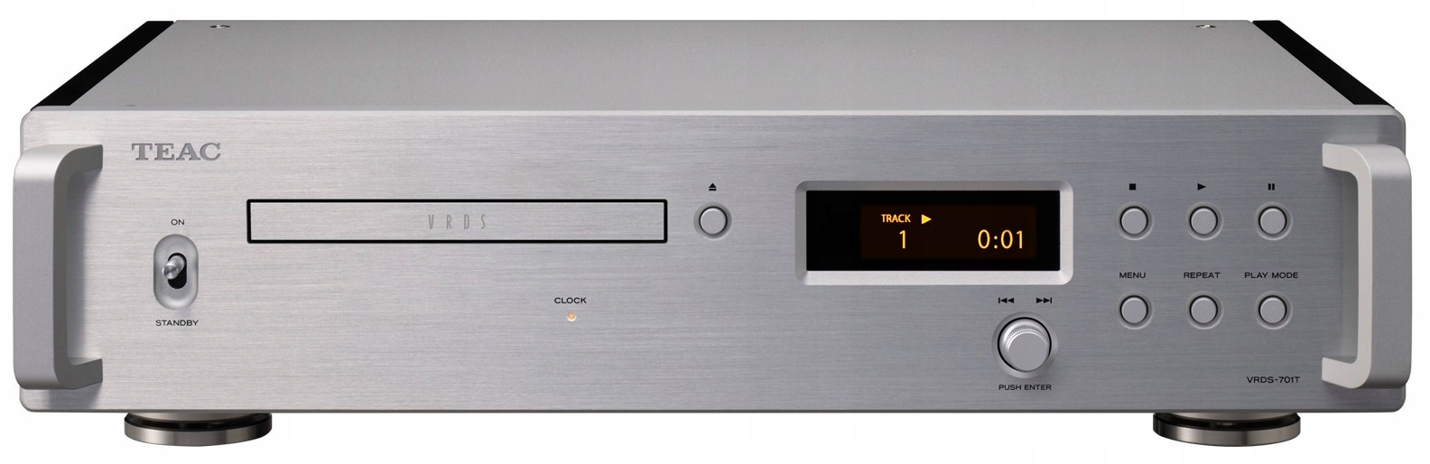 Teac VRDS-701T Stříbrný, Vynikající Kvalita, Přeprava CD Pro Znalce