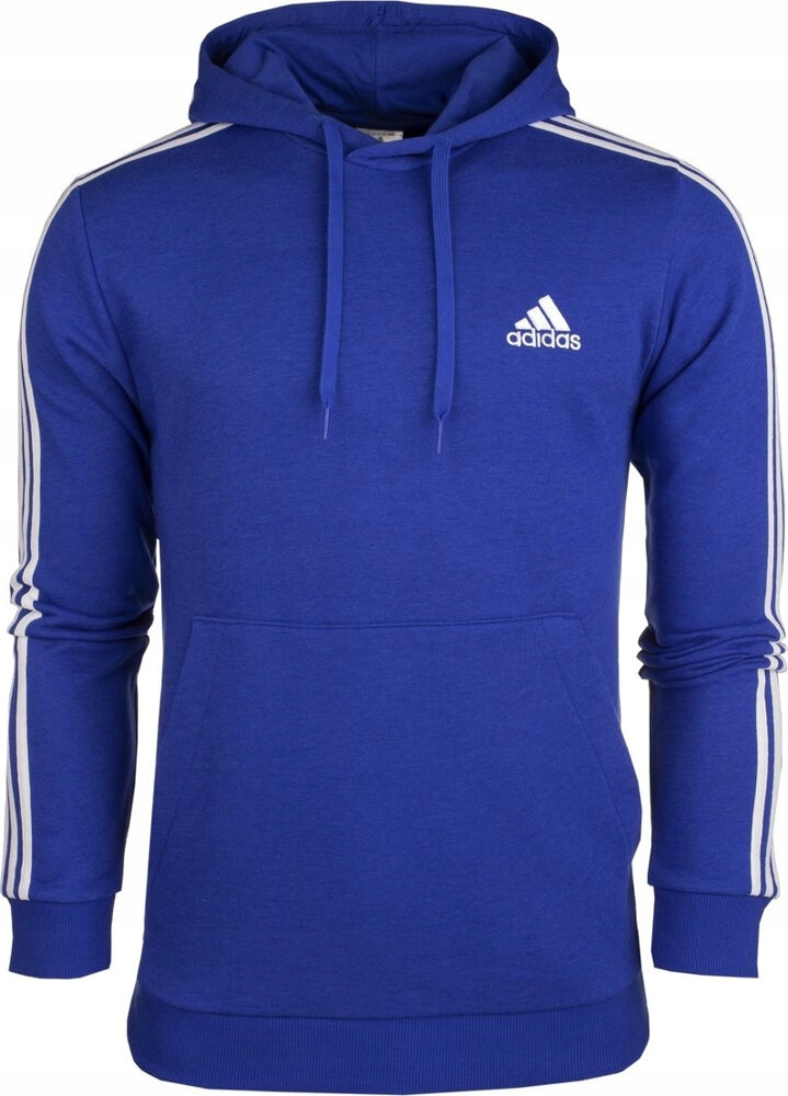 Pánská Mikina Adidas Essentials 3-STRIPES Hoodie Modrá HL2228 r S