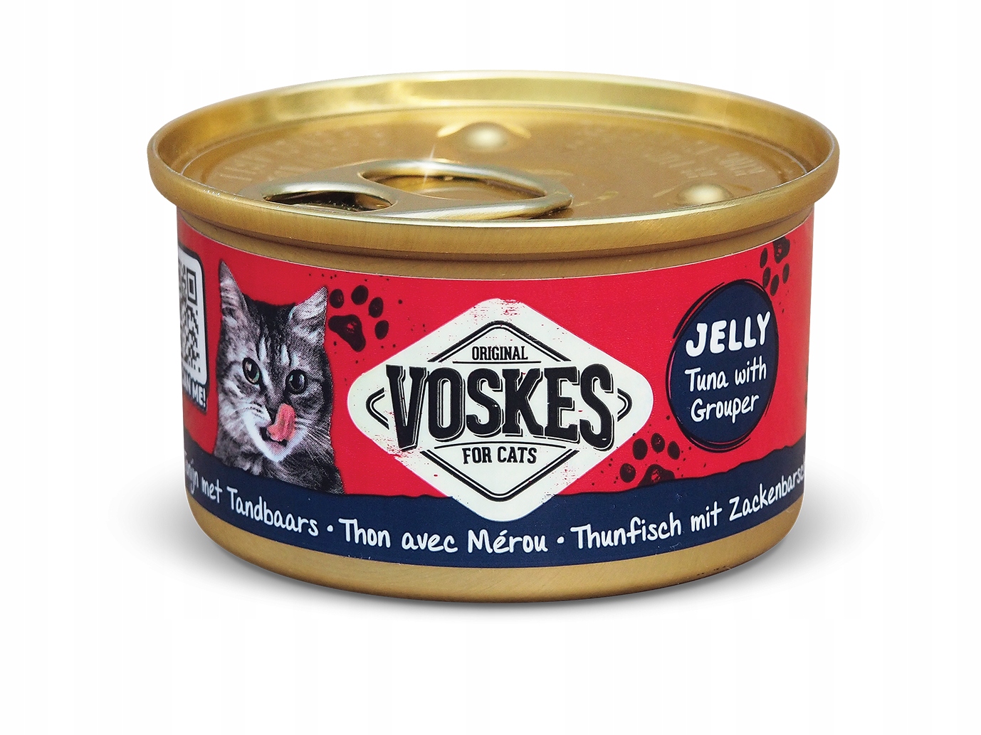 Levně Tuňák S Hrncem V Želé Vlhké Krmivo Pro Kočky Dospělé Voskes 24 X 85 G