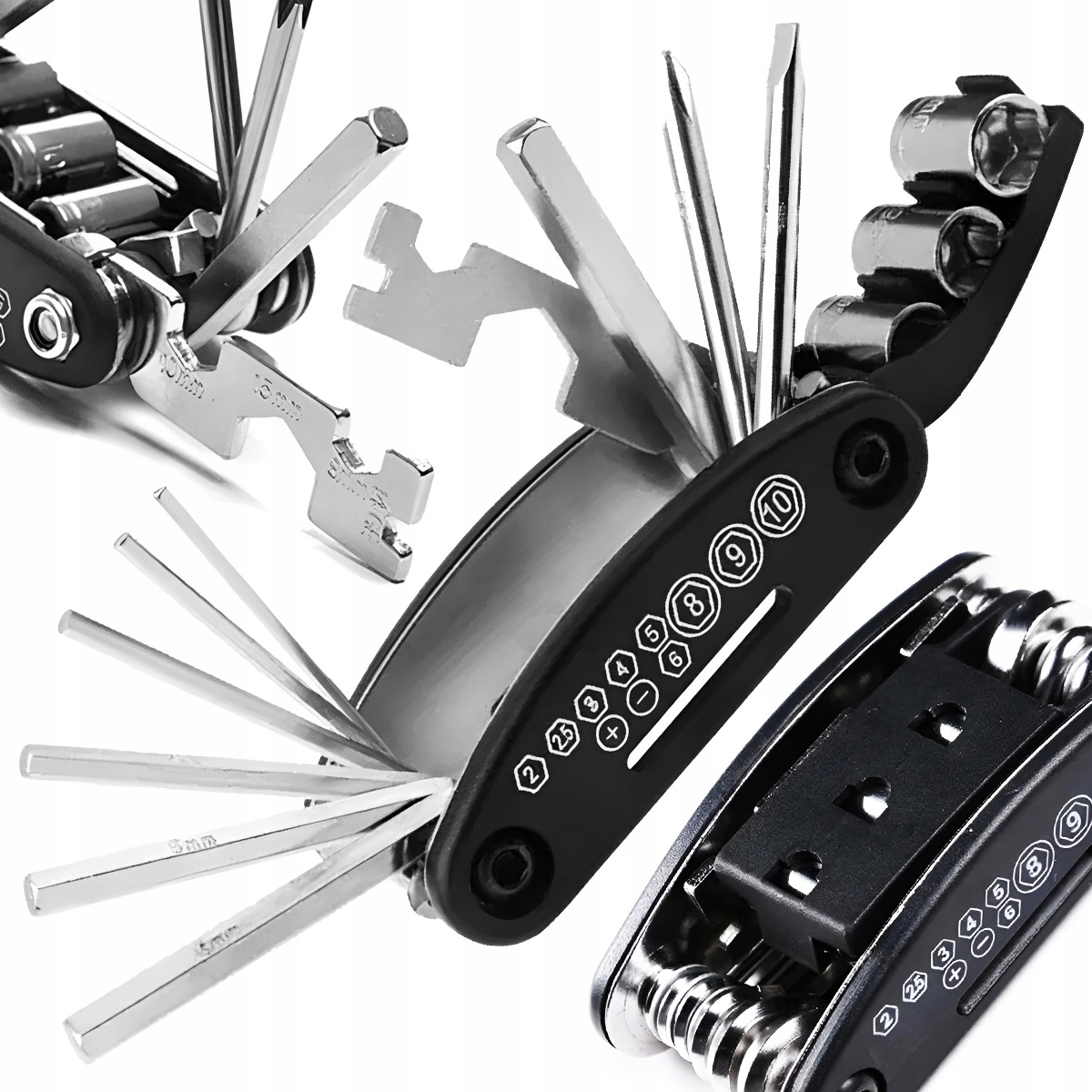 

Zestaw Kluczy Narzędzi Rowerowych Multitool 16w1