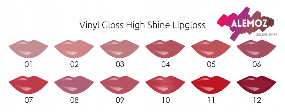 VINYL GLOSS Błyszczyk satynowy nawilżający Golden Rose 4,5 ml Marka Golden Rose