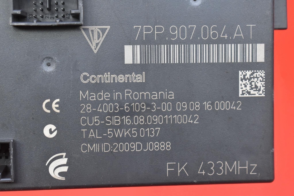 Unité commande confort 7PP907064AT PORSCHE PANAMERA 970 4S 4.8 V8 400 KM 09-13