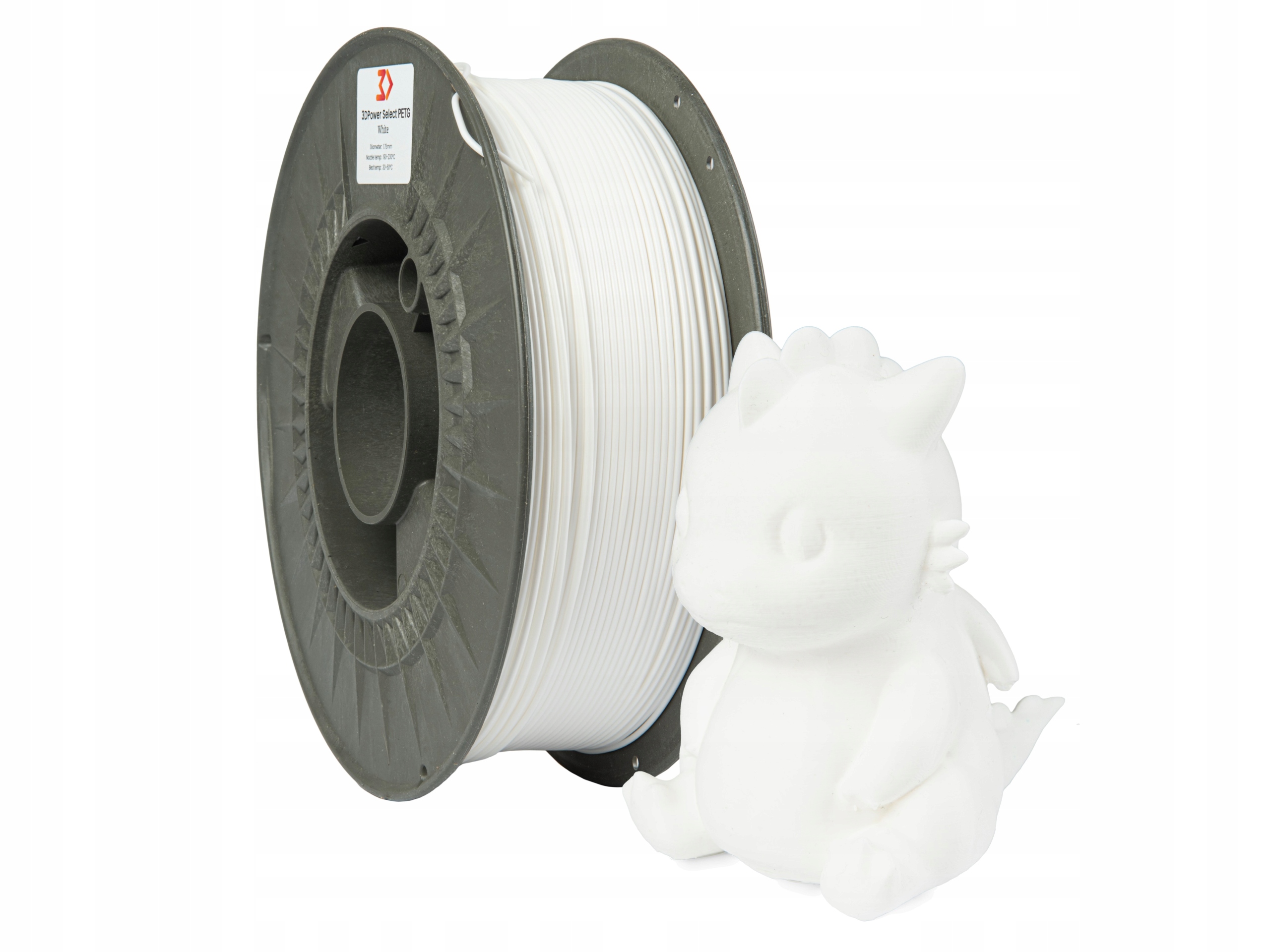 Filament 3DPower Select PETG 1.75mm White 1kg BIAŁY