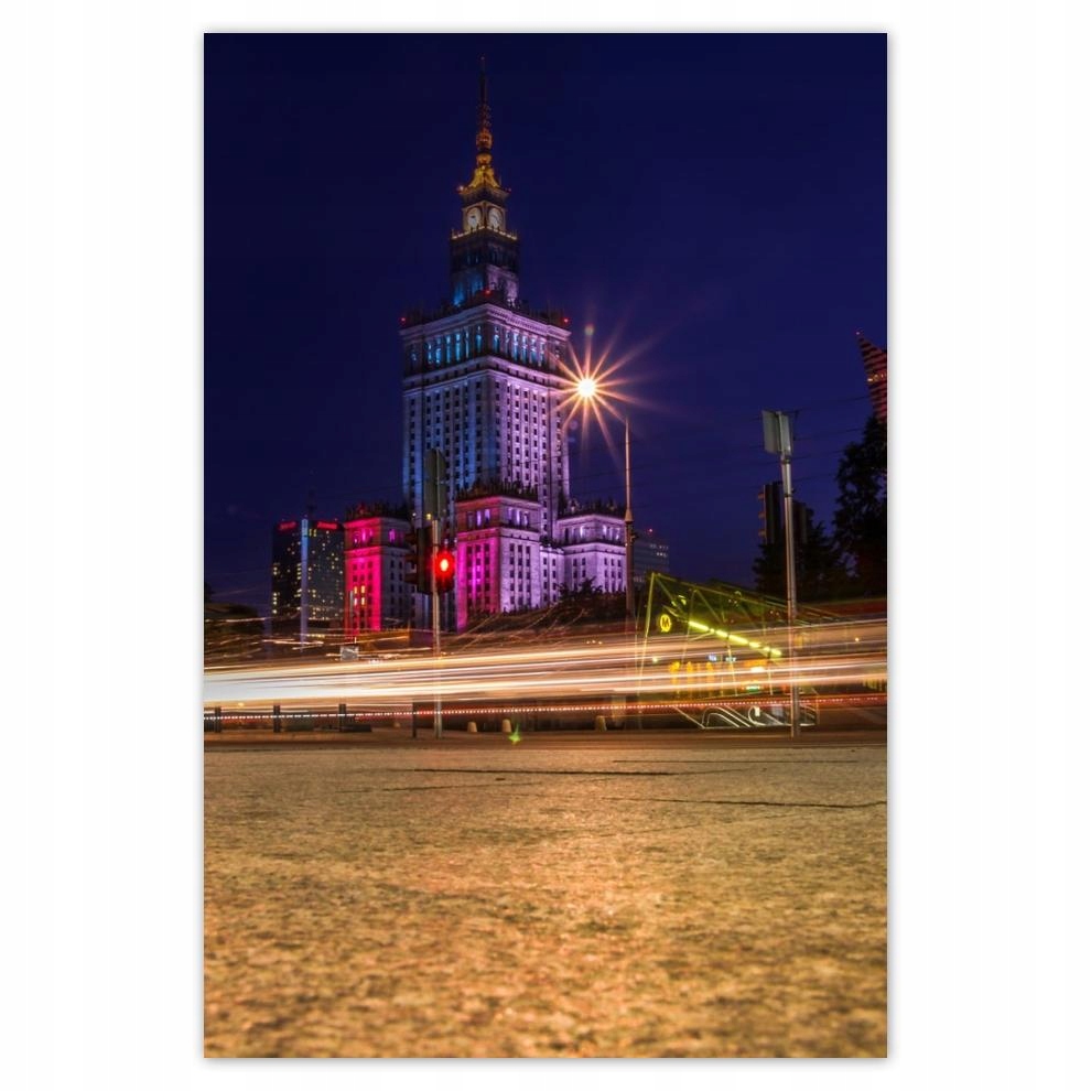 

Plakat 62x93 Warszawa Pałac Kultury