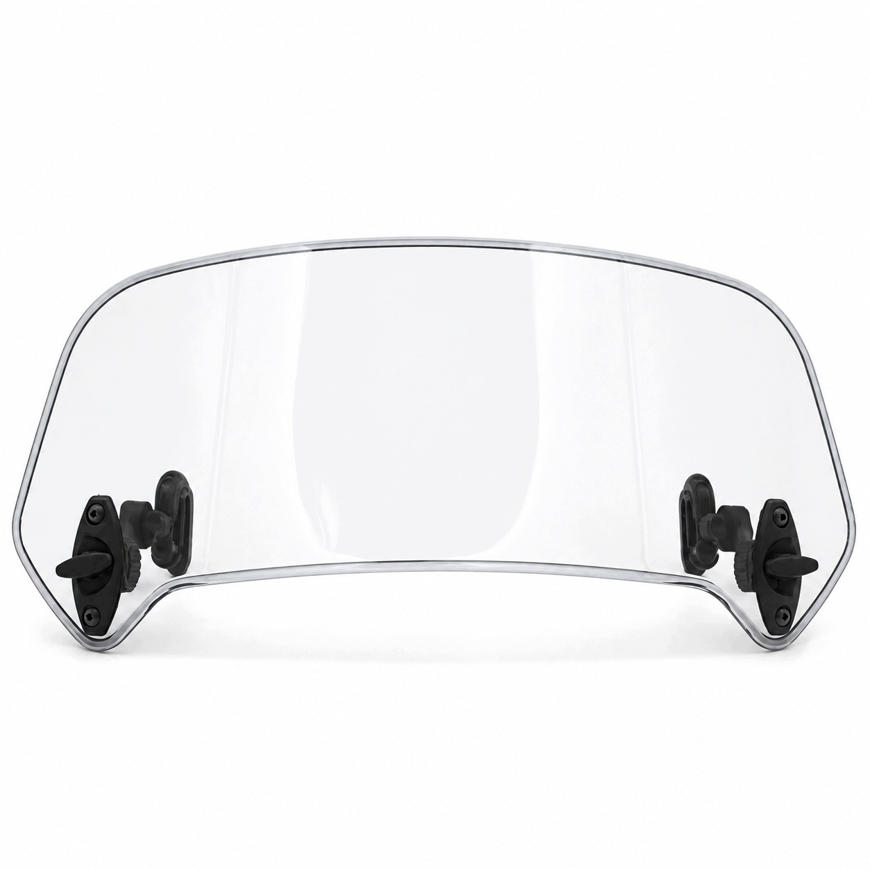 Deflektor Motocyklowy Regulowany Szyba Owiewka 28 x 12 cm Transparentny