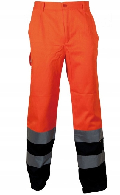 Spodnie robocze Vizwell Pomarańcz VWTC07B r. XXL