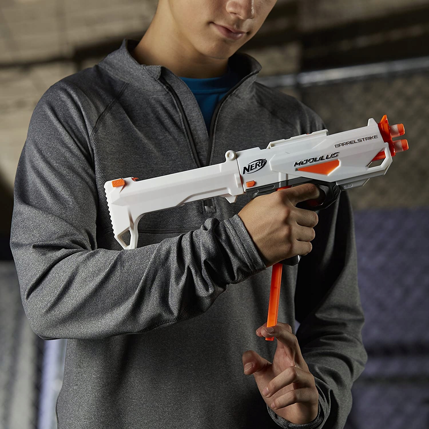 NERF MODULUS LUFA Z WYRZUTNIĄ BARRELSTRIKE C0390 Kod producenta c0390