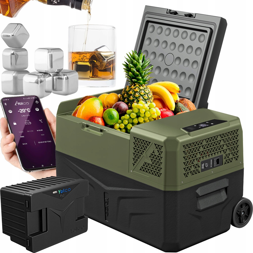 Lodówka Turystyczna Kompresorowa Samochodowa BCX30 28L +bateria |na Kamping