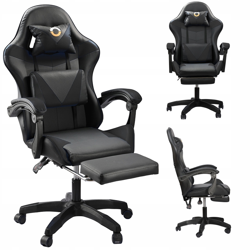 Kancelářská otočná herní židle pro hráče Masáž, regulace, pohodlí