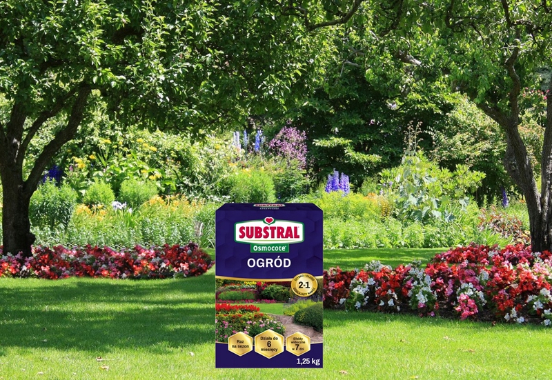 SUBSTRAL OSMOCOTE NAWÓZ DO ROŚLIN OGRODOWYCH DZIAŁA 6 MIESIĘCY 1,25 KG Producent Substral