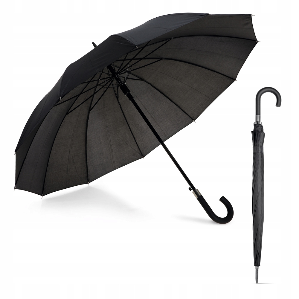 

Parasol automatyczny 12 Paneli czarny Mocny