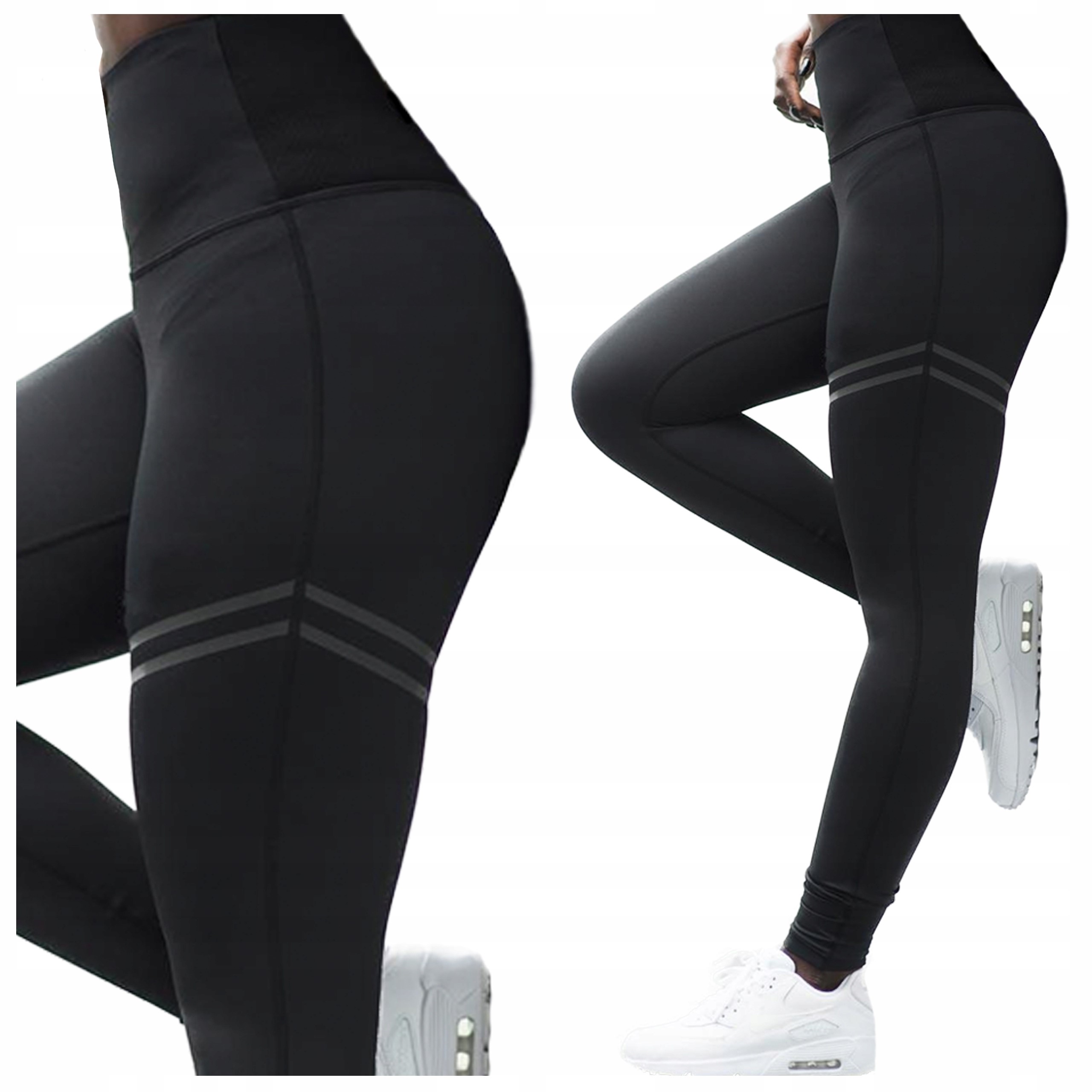 

Legginsy Sportowe fitness Wysoki Stan siłownia S