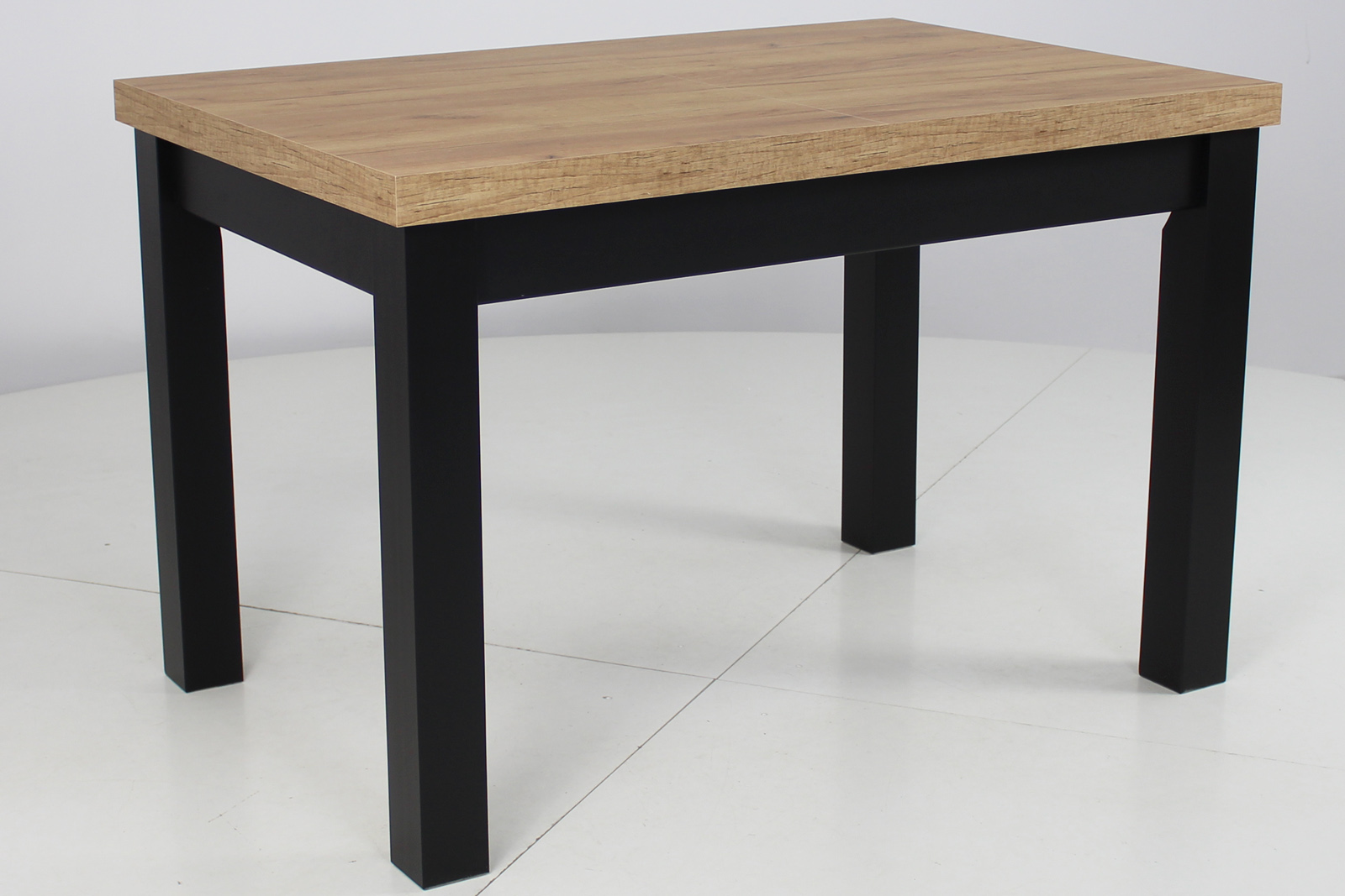 MASYWNY Rozkładany stół 80x120/160 i 6 krzeseł Maksymalna długość rozłożonego stołu 160 cm