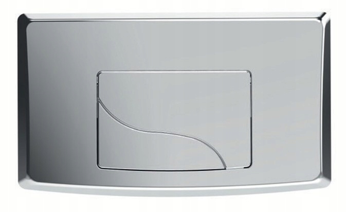 Przycisk spłukujący do Wc Siamp Koło Idol Panda srebrny chrom