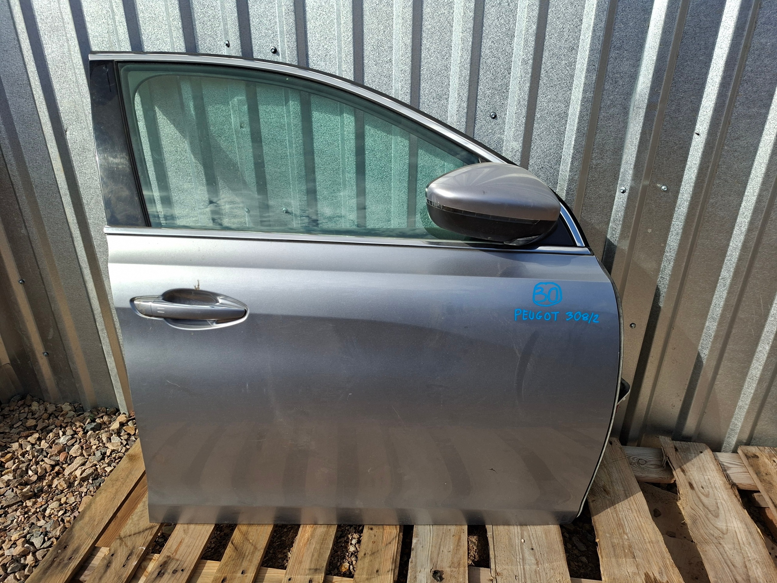 PEUGEOT 308 T9 door right front KCAC KCA LAKIER complete 2013R
