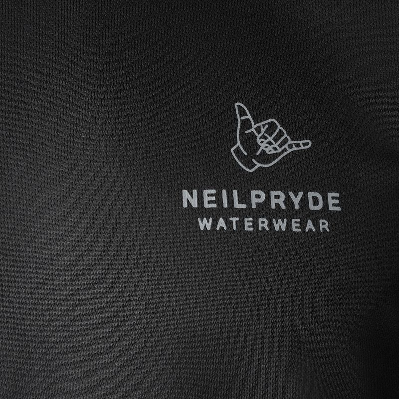 Męska koszulka lycra NEILPRYDE Tee L/S M czarna Materiał lycra