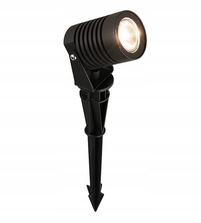Led zemní lampa Nowodvorski Spike černá