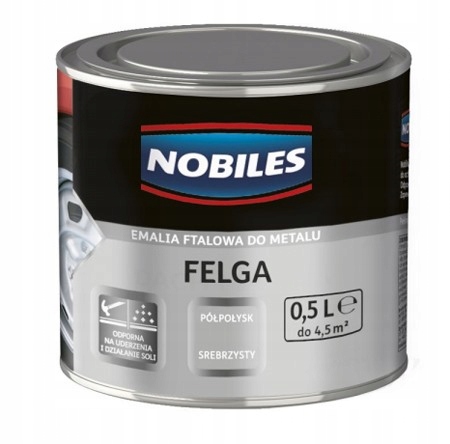 

Nobiles Felga Emalia ftalowa 0.5L Srebrzysta