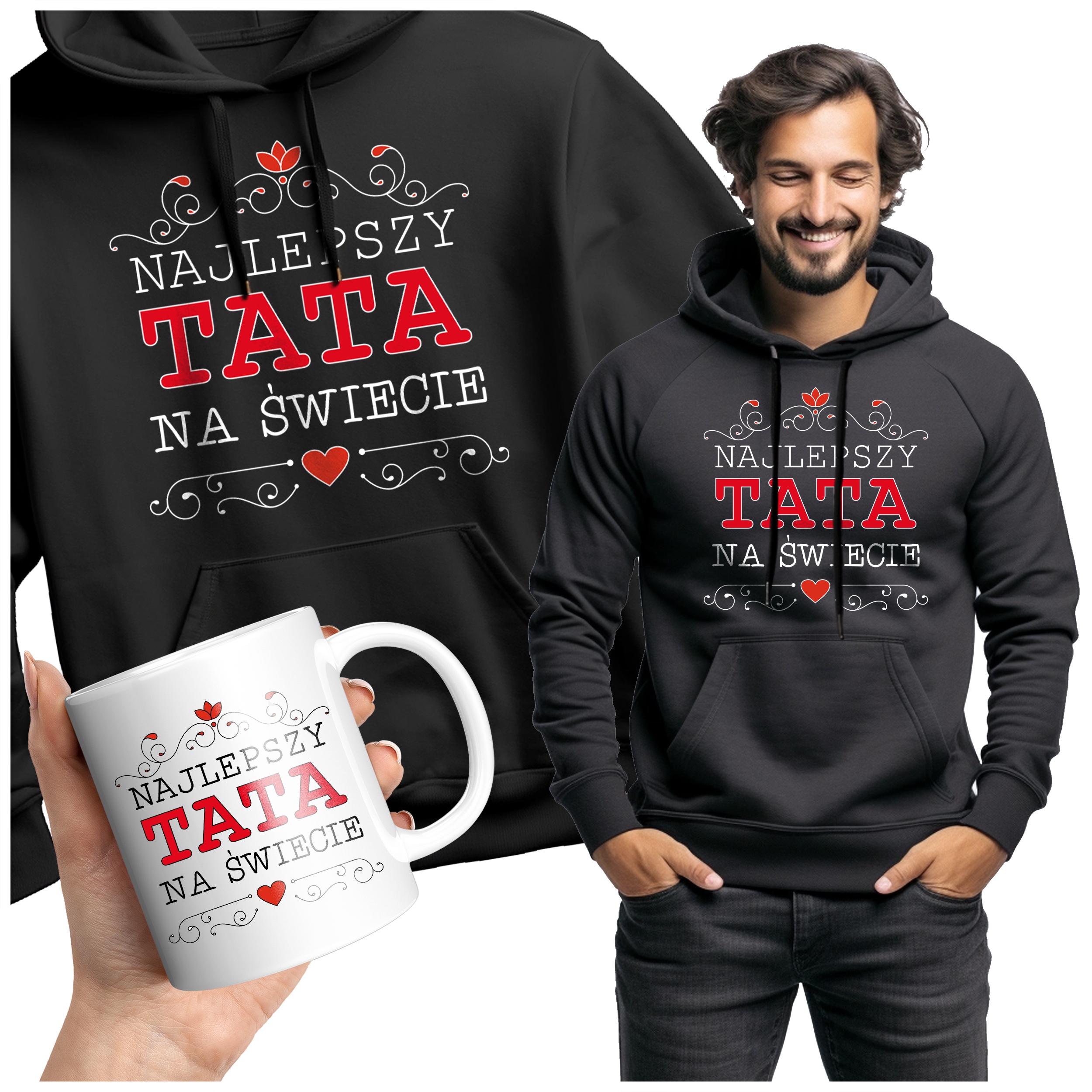 Pánská Mikina Pro Nejlepšího Tatínka Na Světě Dárek Pro Otce Den Hrnek