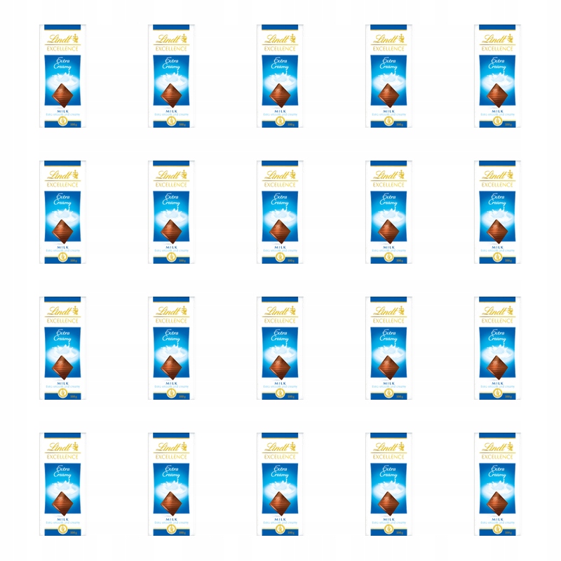 Lindt Excellence Milk 100g X20