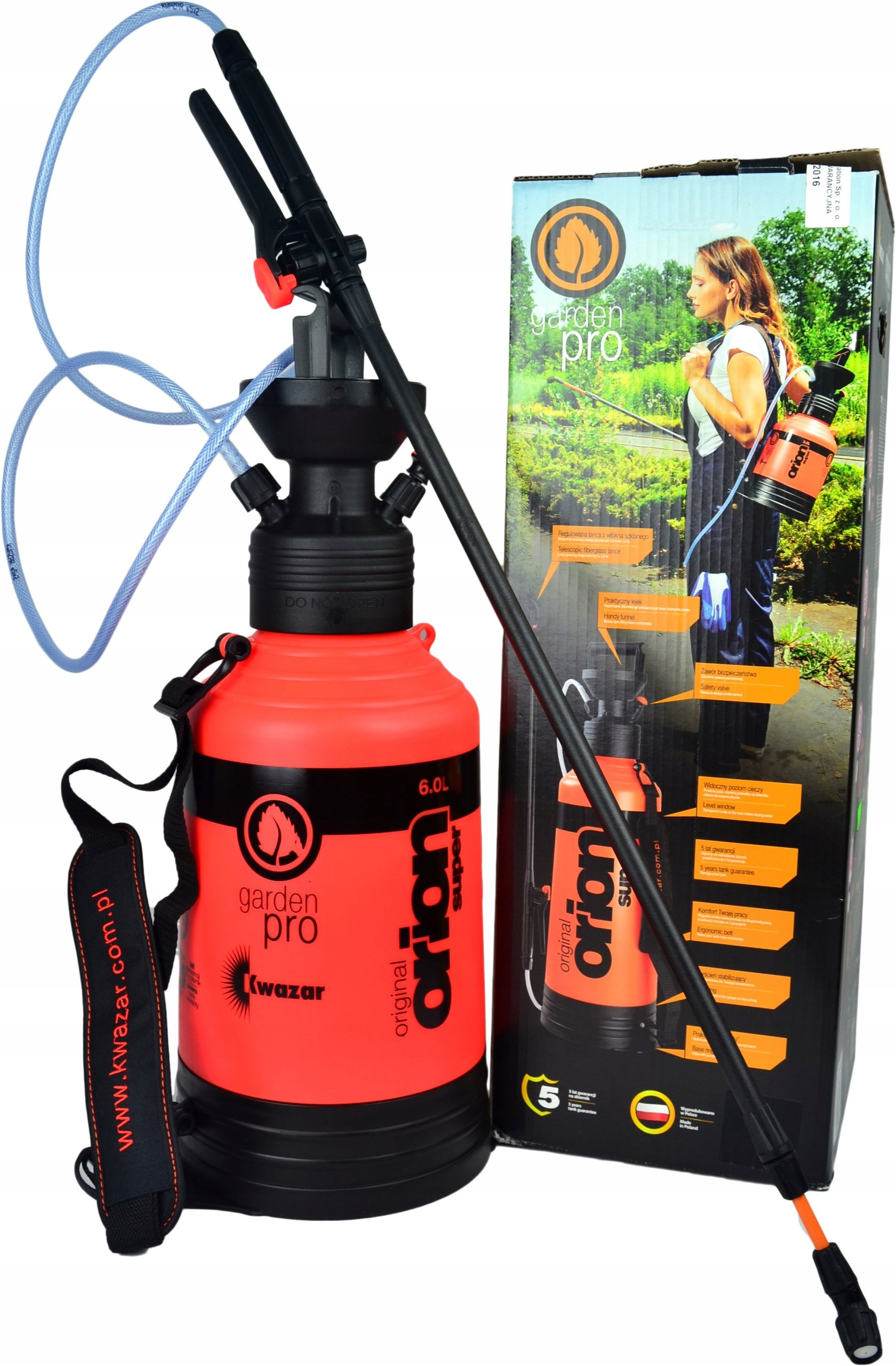 

Kwazar opryskiwacz ogrodniczy Orion Super 6L