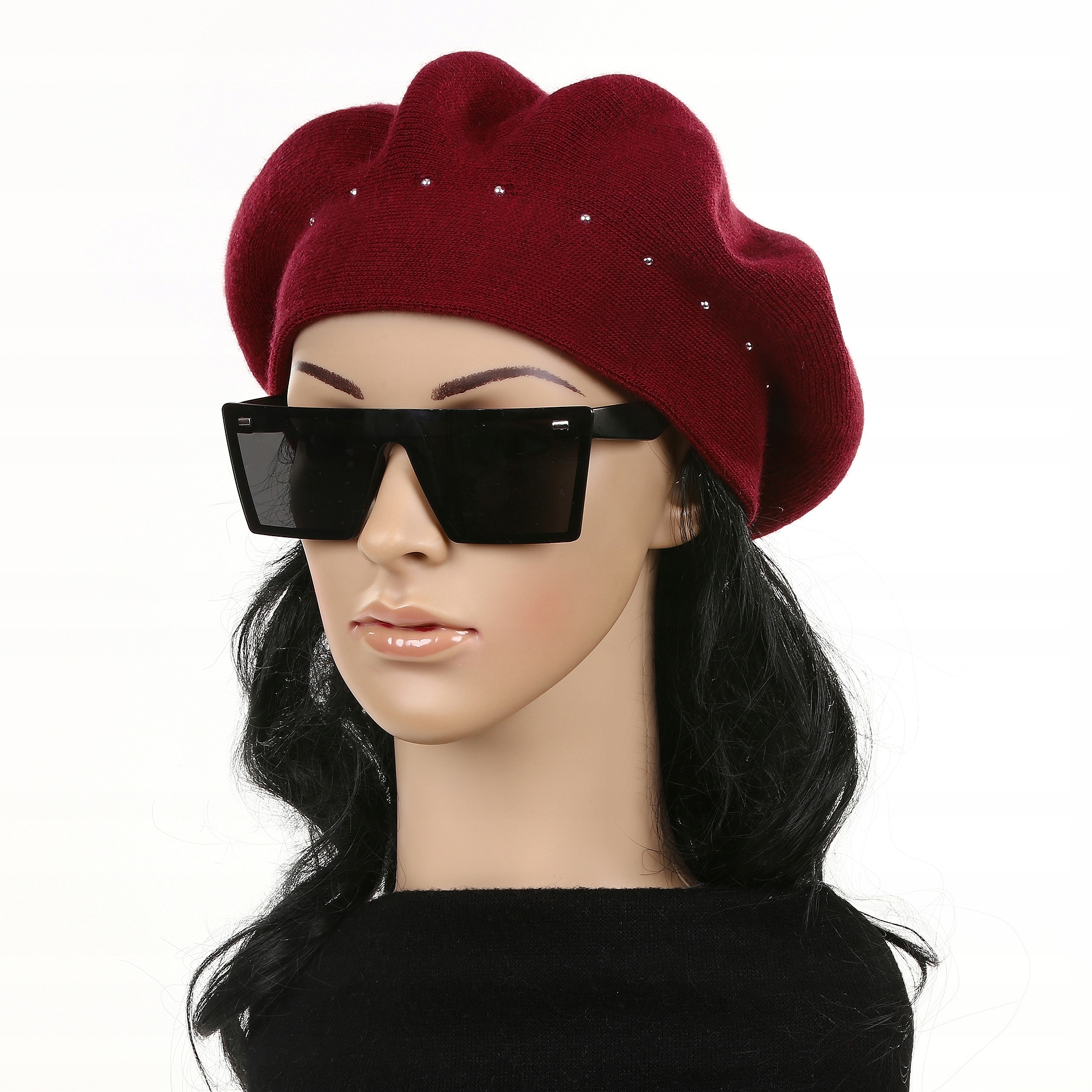 

Majka Elegancki Beret Damski Jesienny Zimowy