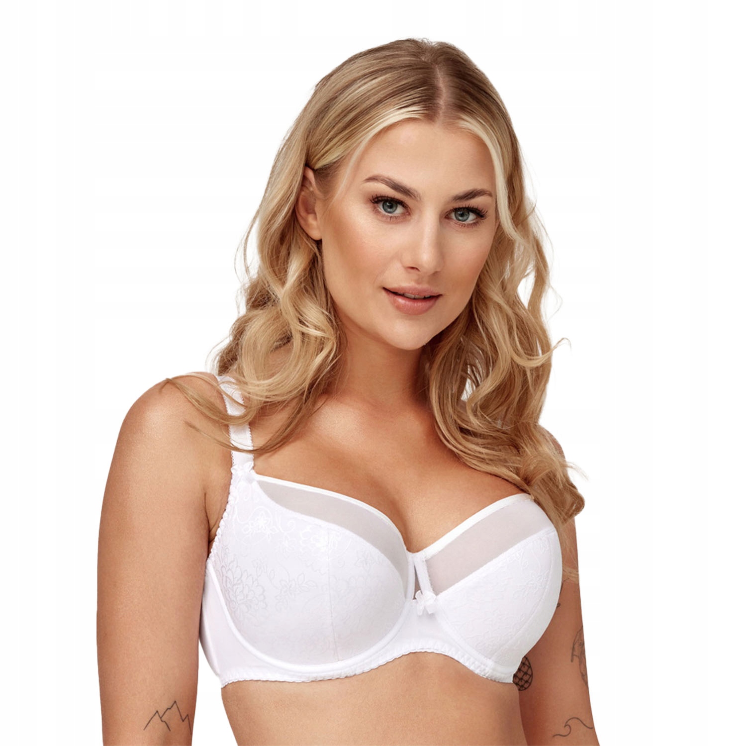 Azal Vanessa bílá Polovyztužená podprsenka Semi Soft 75D