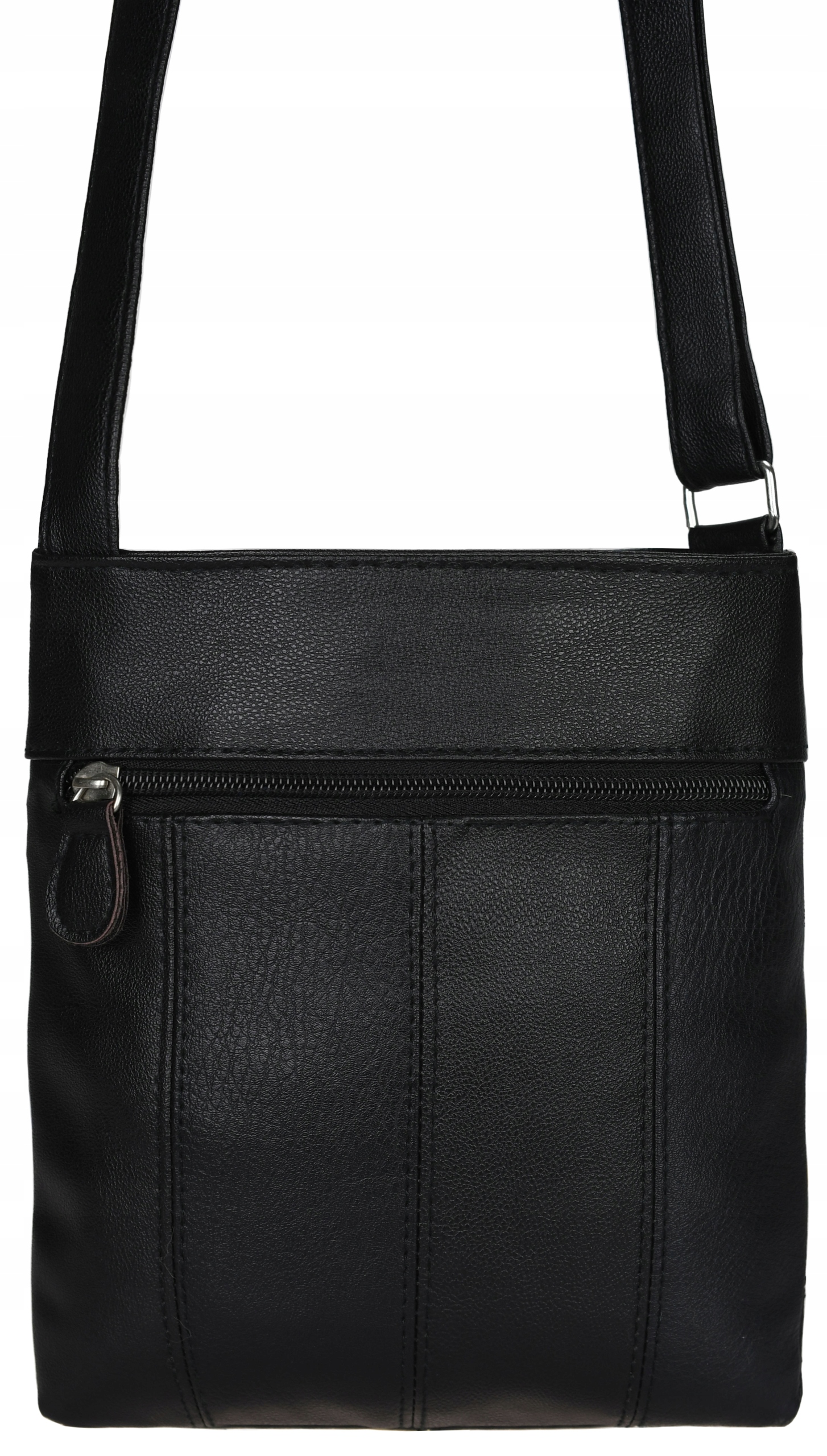 Torebka Damska NA RAMIĘ MODNA TORBA LISTONOSZKA CZARNA TOREBKI DAMSKIE 2559 Marka inna