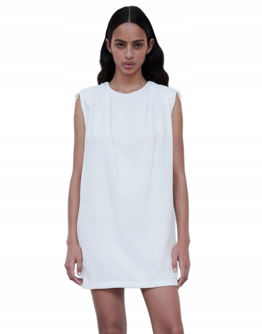 

C1M009 ZARA__MP1 Mini Sukienka Marszczenia__s