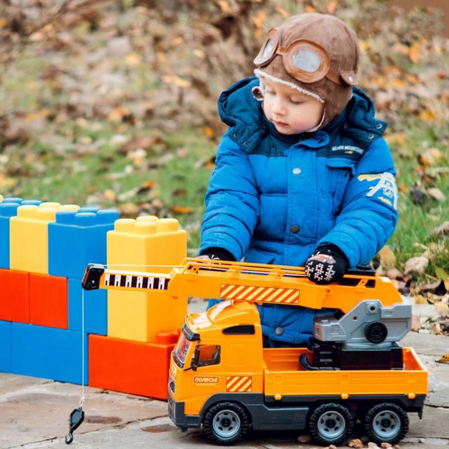 DŹWIG CIĘŻARÓWKA AUTO VOLVO GIGANT WADER POLES XXL Model 8824