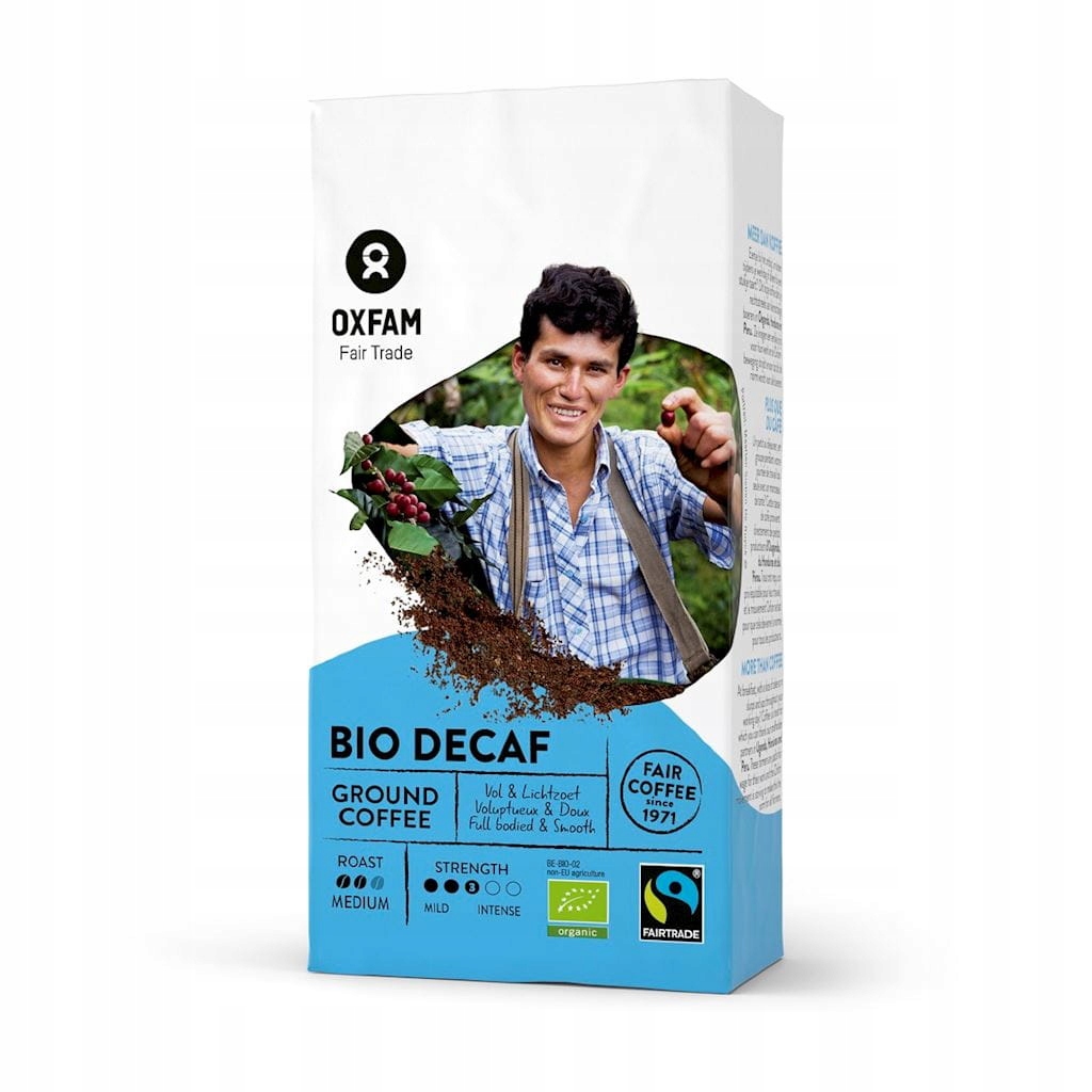 Mletá Káva Bez Kofeinu Arabica/robusta Fair Trade Bio 250 g Oxfam