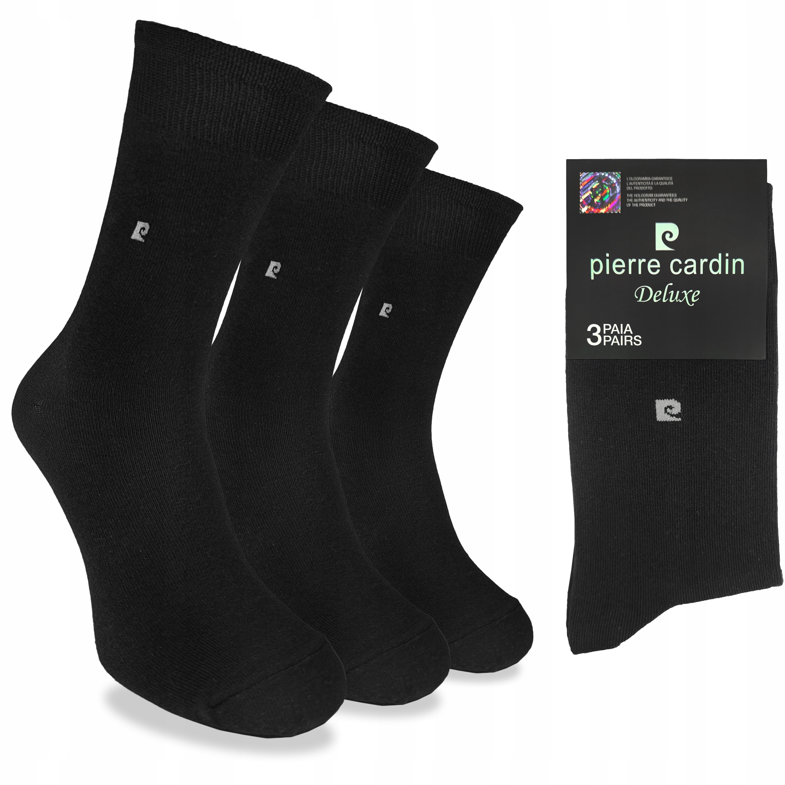 Pierre Cardin pánské ponožky Oblekové dlouhé 3-BALENÍ 43-46
