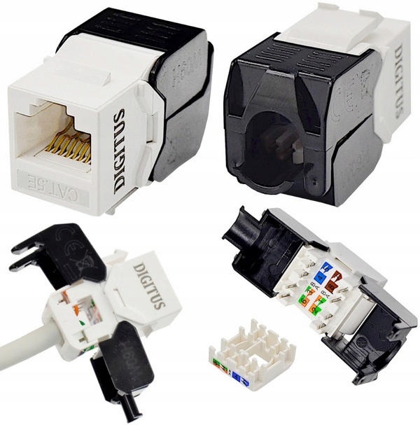 

Gniazdo Keystone RJ45 Utp kat.5e beznarzędziowe