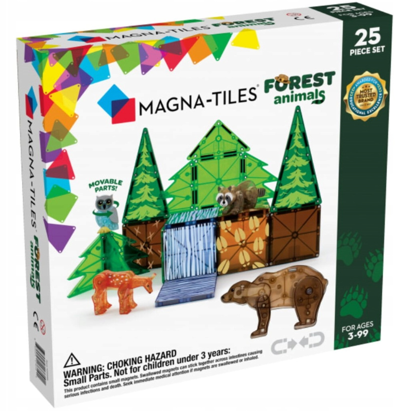 Magna-tiles Klocki Magnetyczne Forest Animals 25 el